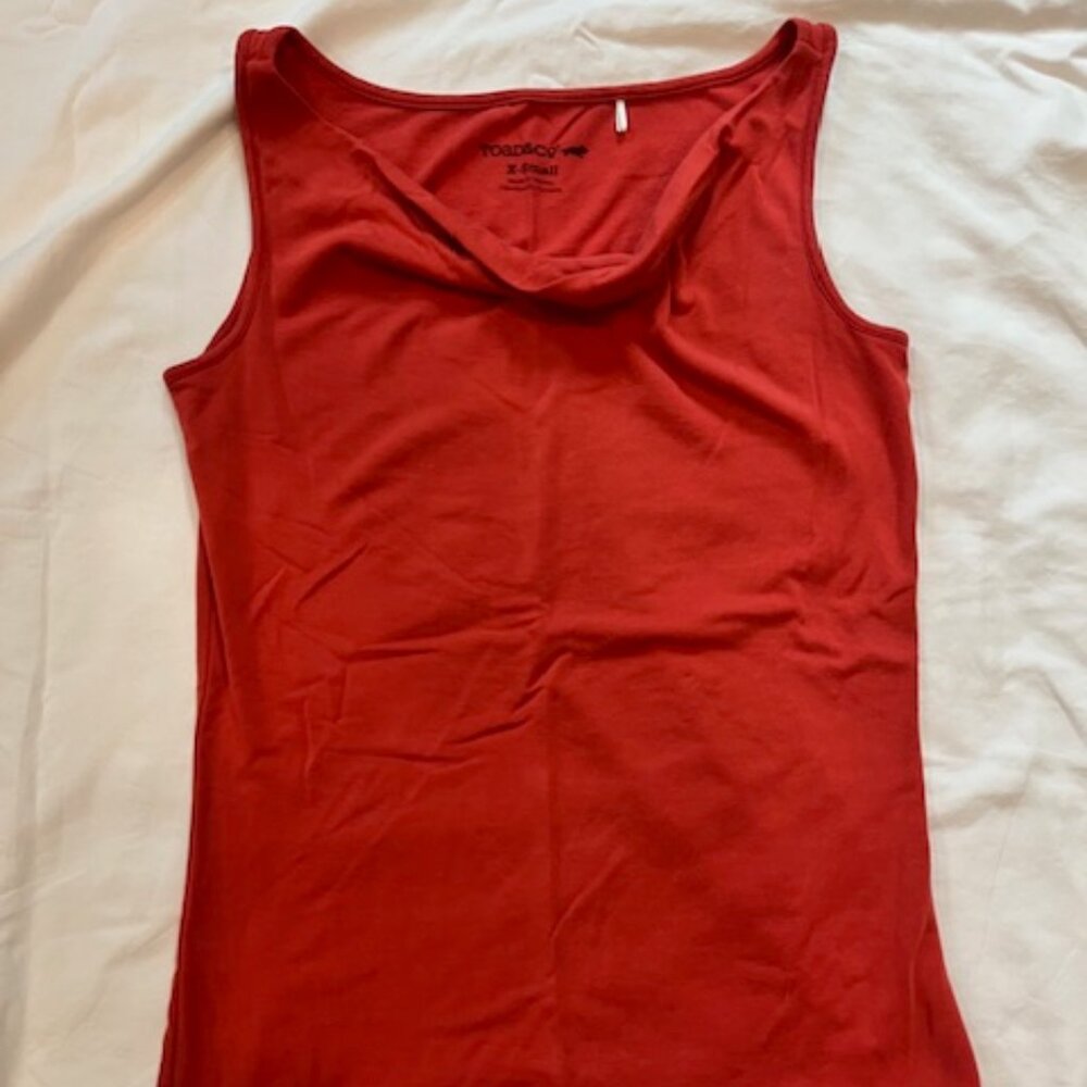 Toad&CoTank Burnt Orange Double-Lined Front, XS